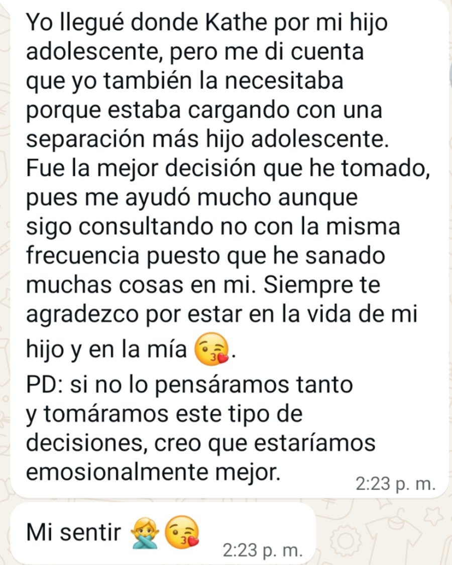 Testimonio: llegué por mi hijo adolescente y me di cuenta de que yo también lo necesitaba; fue la mejor decisión que he tomado.